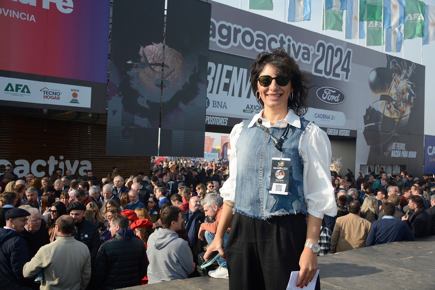 Rosy Nardi: Â“Me quedo con el entusiasmo de miles y miles de personas que traspasaban el pÃ³rtico con una sonrisa en la caraÂ”